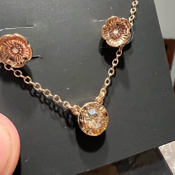 Coach Necklace and Earring set - Picture 9 of 12